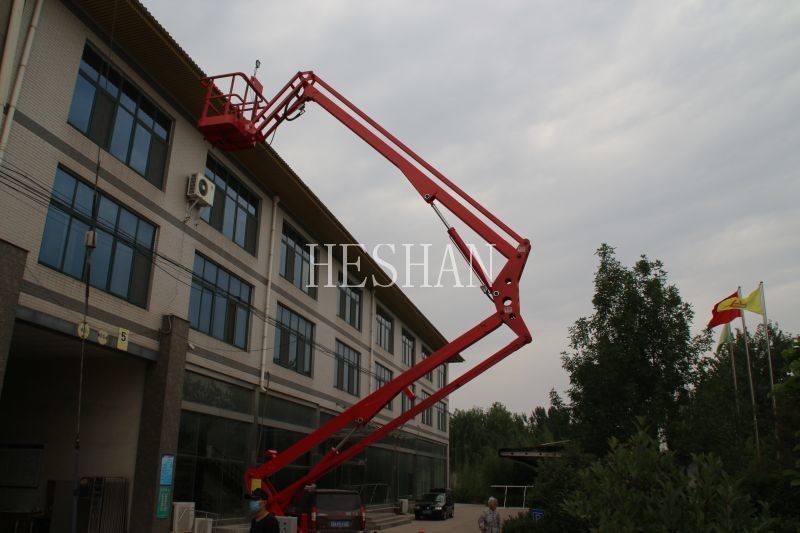 Telescopic Articulated Cherry Picker 16m Electric Towable Access Platform