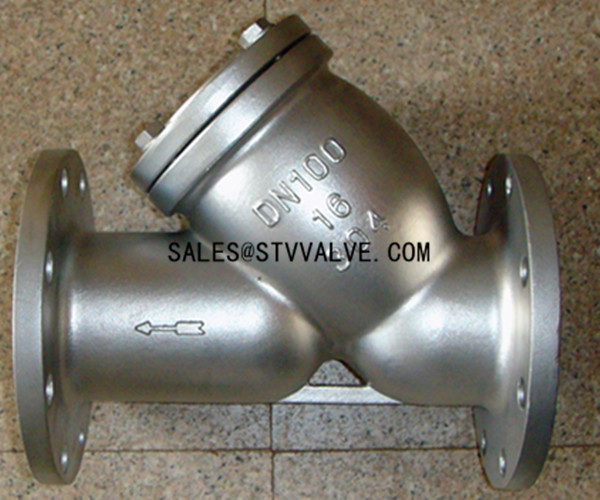 CF3M Welding End Y Type Stainer DN50,316L Welding End Y Strainer