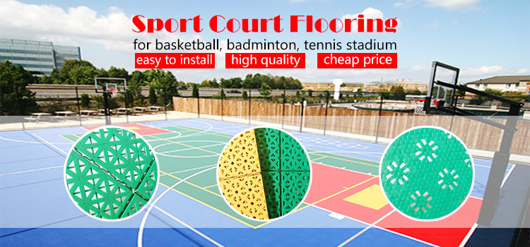 460g PP Tiles for Volleyball Tennis Badminton Basketball Court Outdoor Sports Gym Flooring