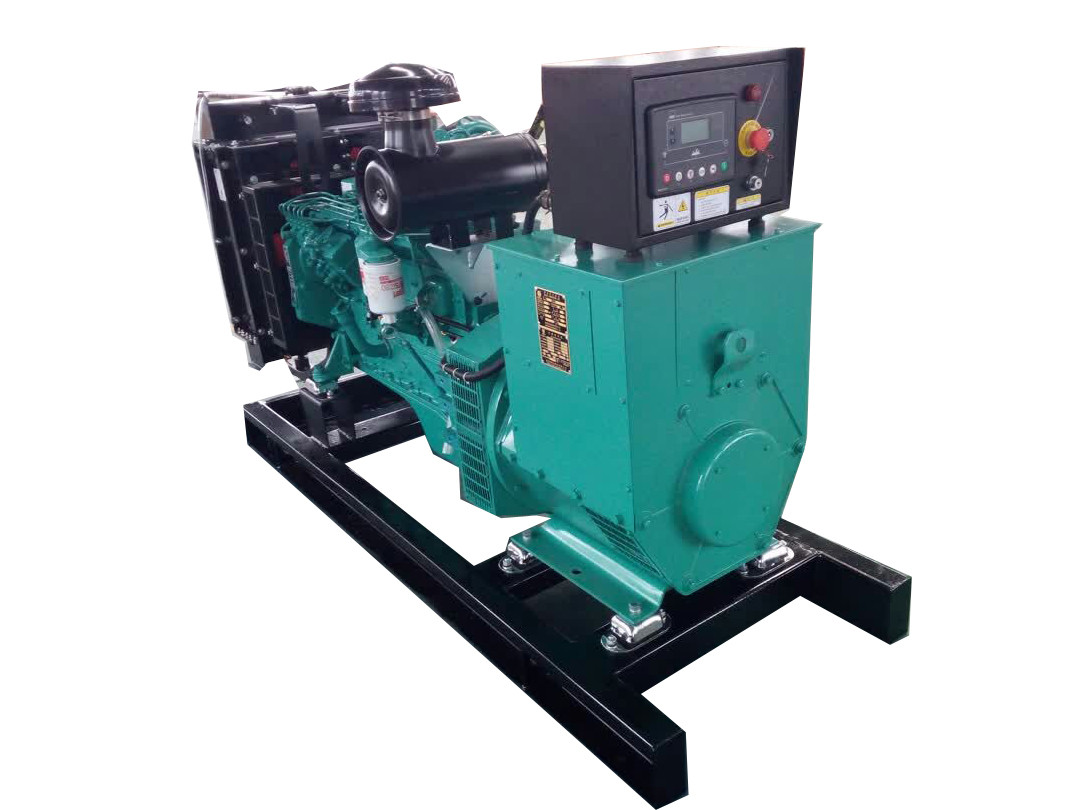 DC24V Cummins Diesel Generator Set Black Diesel Standby Generator