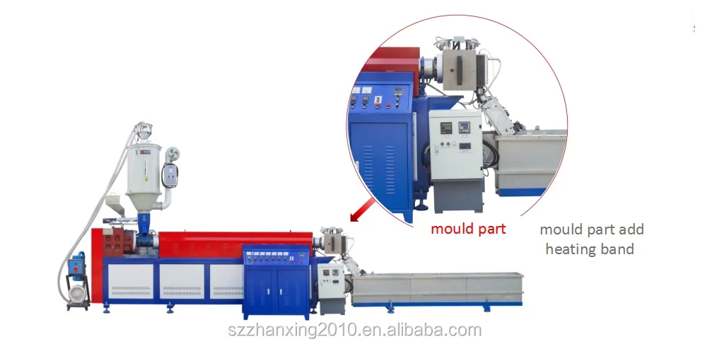 PP Single Screw Carton Box Plastic Strap Production Line For Granules