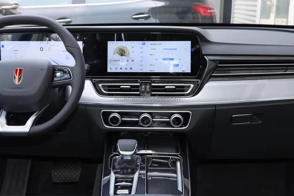 2024 HongQi HS5 Left-Hand Drive Four-Wheel Drive Car with LED Headlights and Features