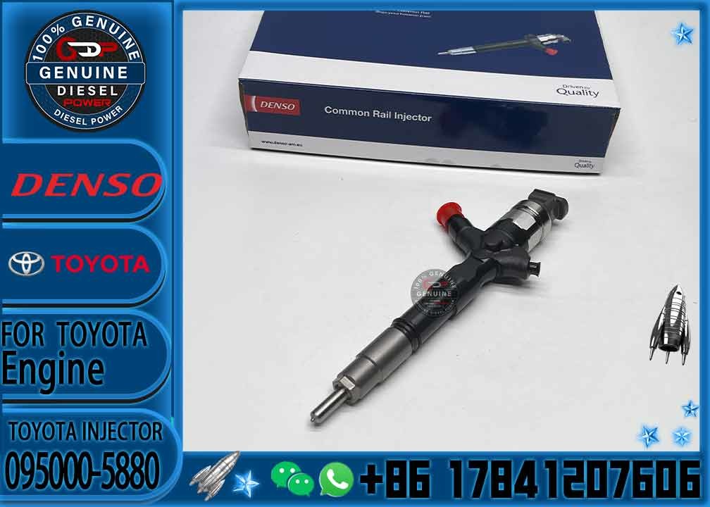 Hot Sale Engine Injector 2950500210 295050 0210 Common Rail Fuel Injector 23670-09340 295050-0210 for Toyota Hiace