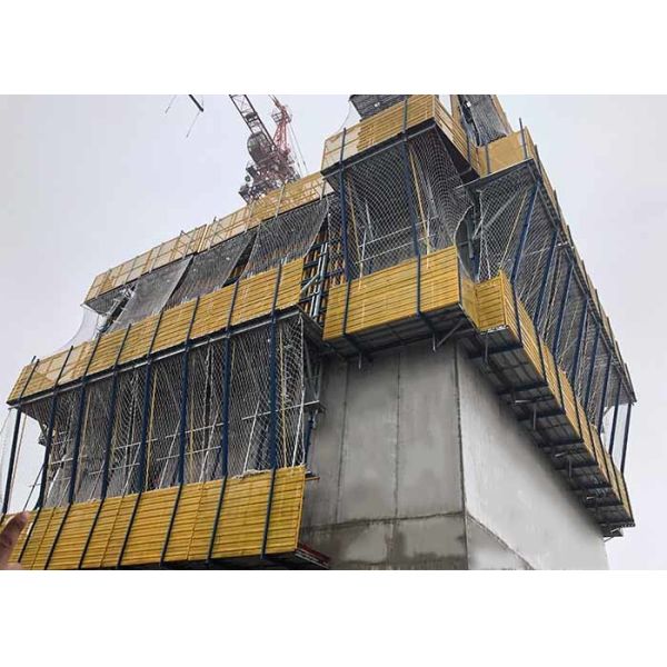 2.40m Wide Platform Hot Galvanizing Climbing Formwork System With Automatic