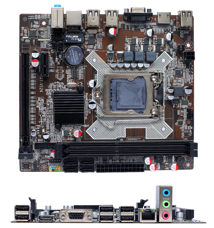 USB 2.0 X 4 Gigabit NIC Desktop Computer Motherboard LGA 1155 H61 DDR3
