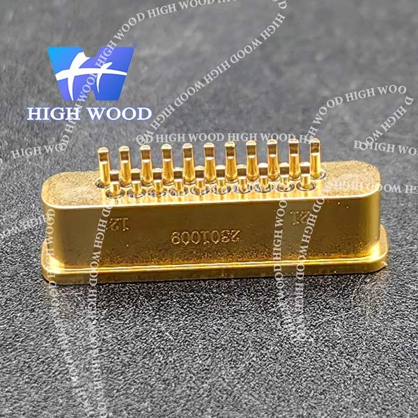 J30J SERIES Glass Sintered Gas Sealed Rectangular Electrical Connector , J30JM1-21ZKH1-Q3