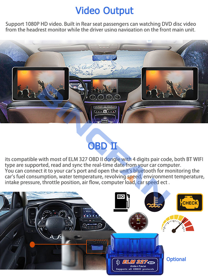 4 Core 9 Inch Universal Car Player Android Touch Screen FM Radio Car DVD Player