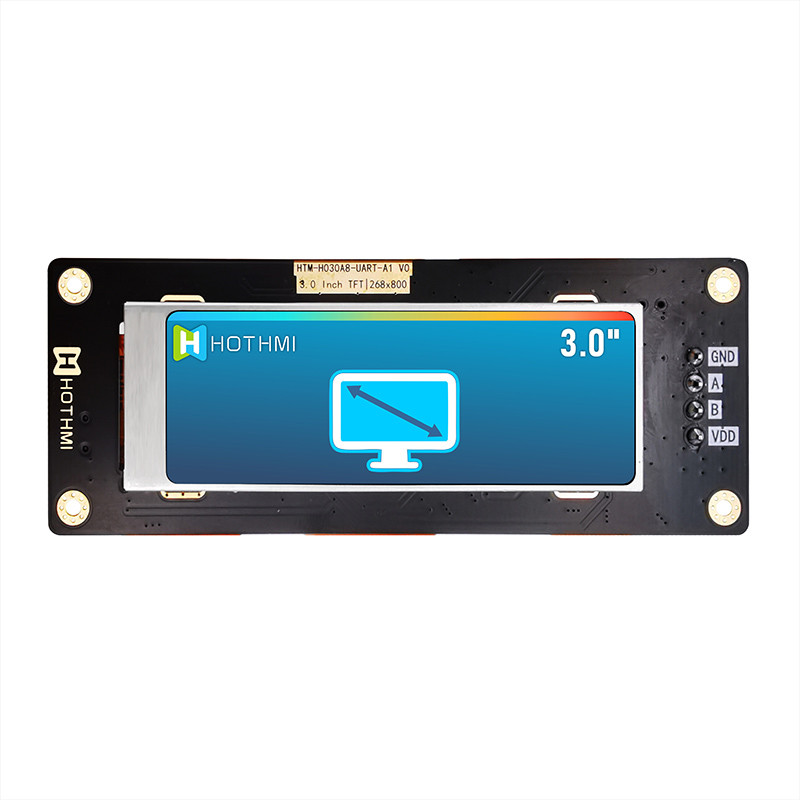 3.0 Inch Uart TFT LCD 268x800 Display TFT Module Panel With LCD Controller Board
