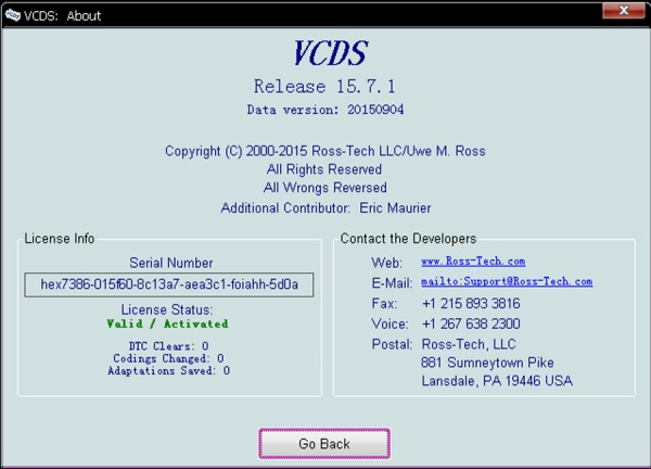 Newest VAGCOM V15.7.1 VAG Diagnostic Cable English Version