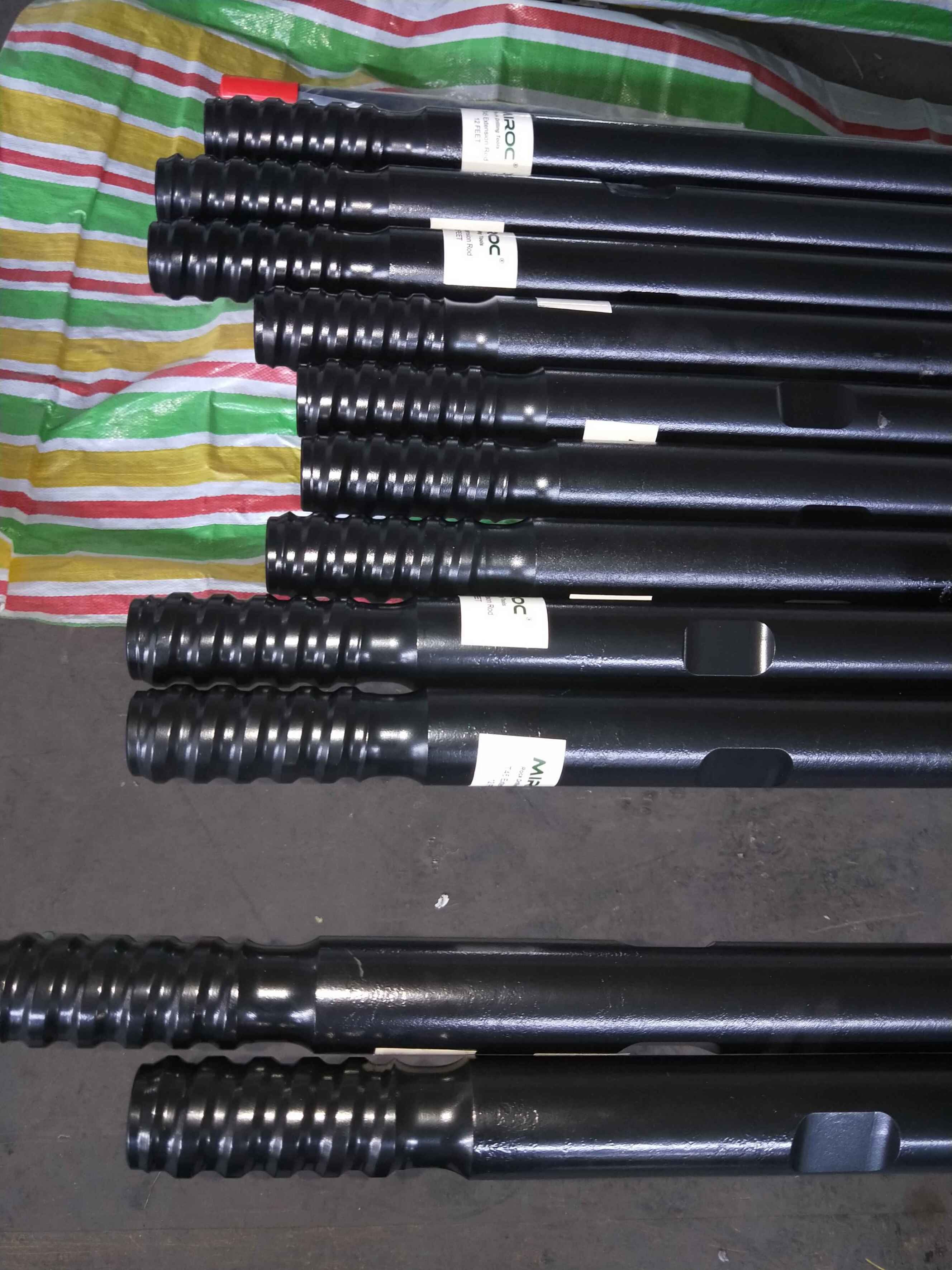 High Strength Alloy Steel T45 Thread Drill Extension Rod With Wrench Flats