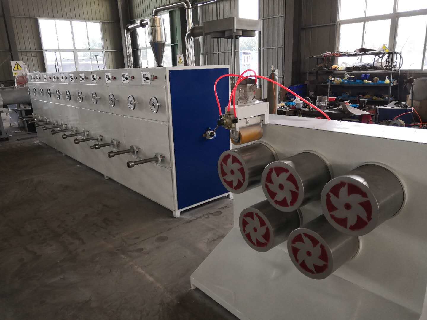 Easy Operation Plastic Strap Making Machine For 9mm - 25mm Width Straps