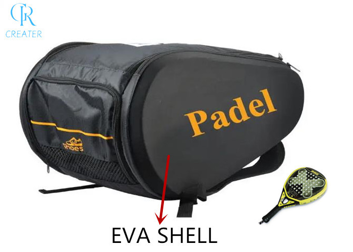 EVA Tennis Racket Backpack , Personalized Pickleball Racquet Bag