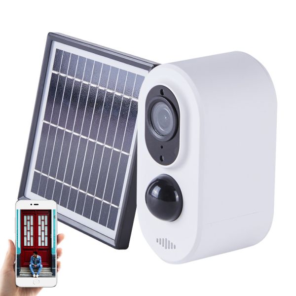 Glomarket Tuya Smart Home Wireless WiFi Camera Infrared Hd Night Vision Camera Supports Solar Charging Security Camara