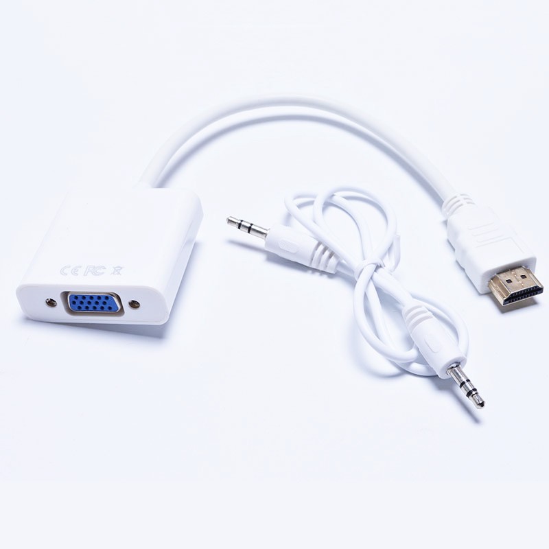 Kico 1080P Male To Female HDTV To VGA Cable Converter Adapter With Audio Cable Provide OEM Service Factory Manufacturer