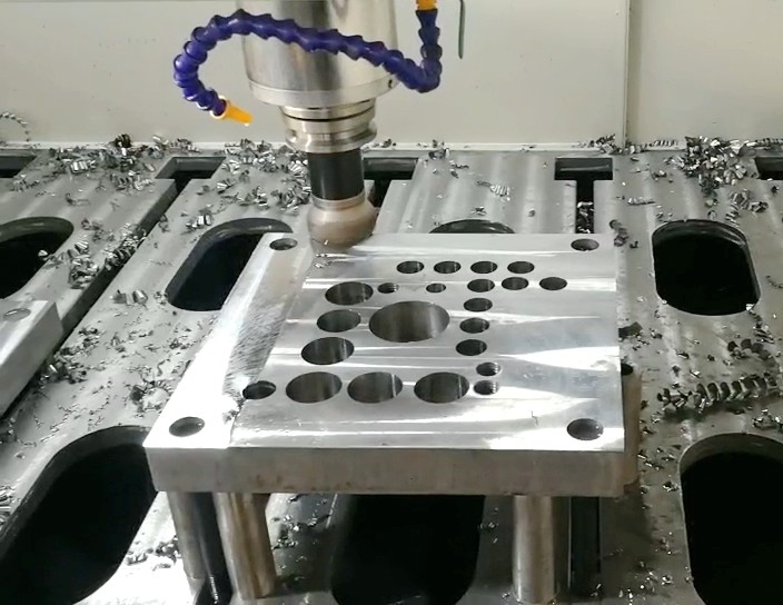 Durable High Speed CNC Metal Plate Drilling Tapping and Milling Machine Stable Working