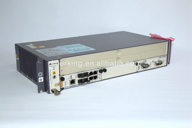 Huawei MA5608T OLT chassis with 1xMCUD 1xMPWC single GE DC power optical line terminal