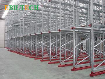 800 - 2000kg Drive In Rack Forklift Blue / Orange Color Suitable For Storing Goods