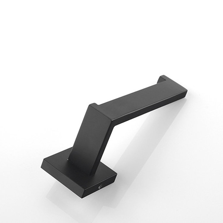Matte Black Toilet Rolling Paper Holder Wall Mounted 160.5 X 55 X 75 Mm