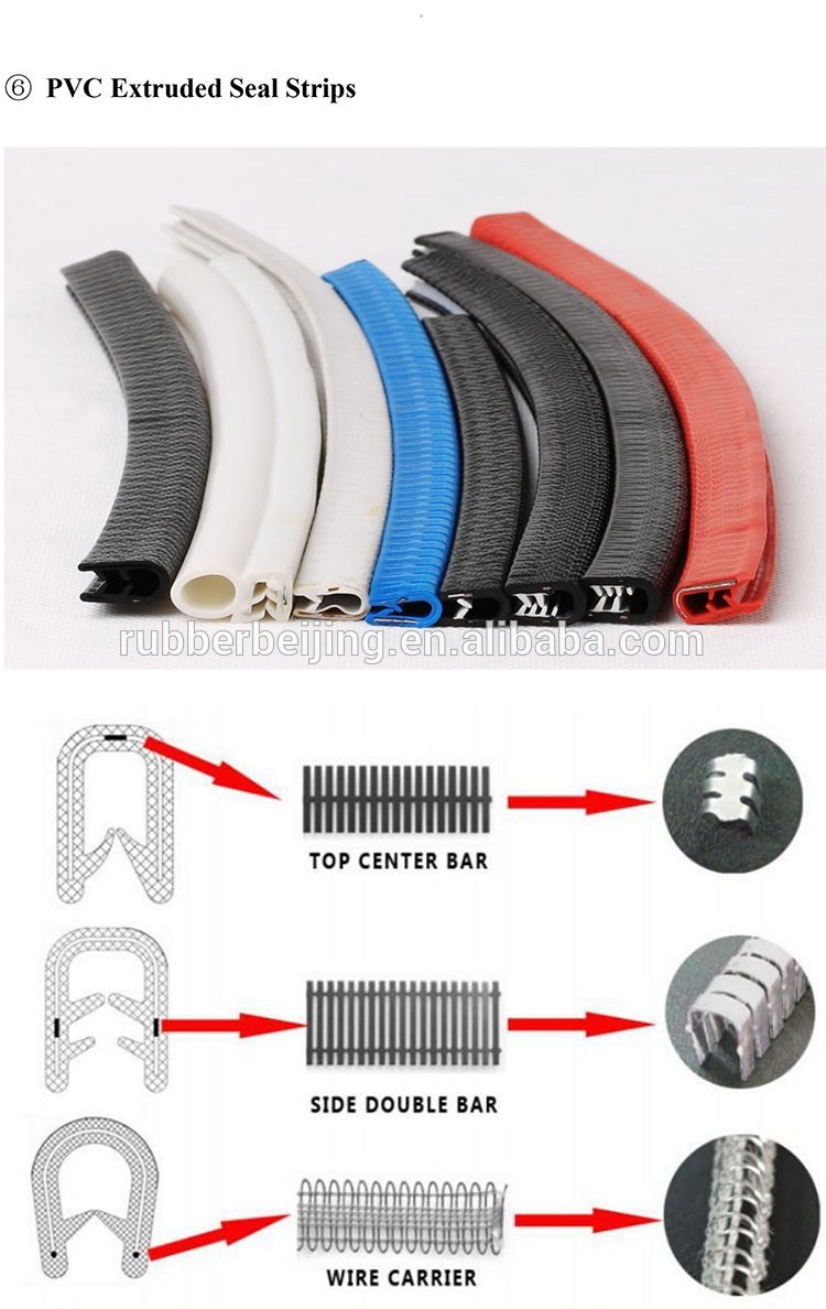 Top Bulb Car Rubber Weatherstrip for Heat Resistant Seal of Co Extrusion Profile Door