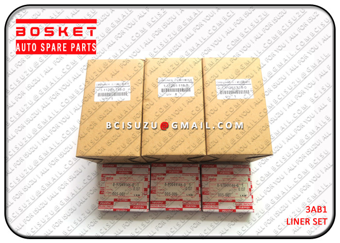 3AB1 Truck Engine Isuzu Liner Set / Isuzu Replacement Parts