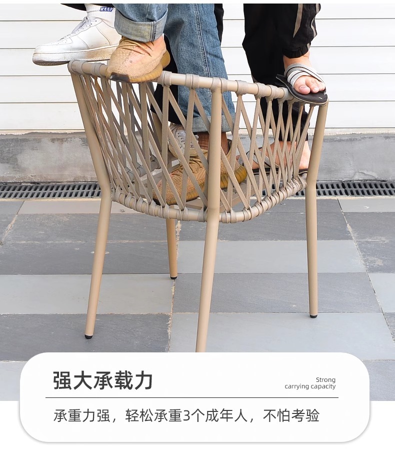"Luxury Nordic-Style Outdoor Furniture – Premium Weatherproof Rattan Dining Set for Patio and Garden"