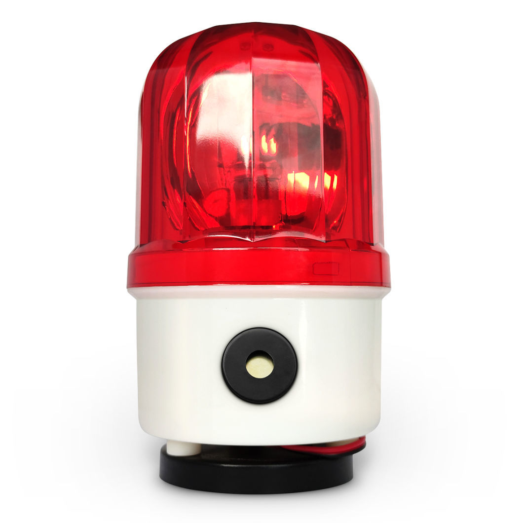 12V Waterproof Red Warning Light Rotary Alarming LED