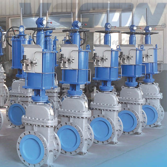 Carbon Steel Pneumatic Gate Valve Actuator / Linear Rotary Actuator Heavy Duty