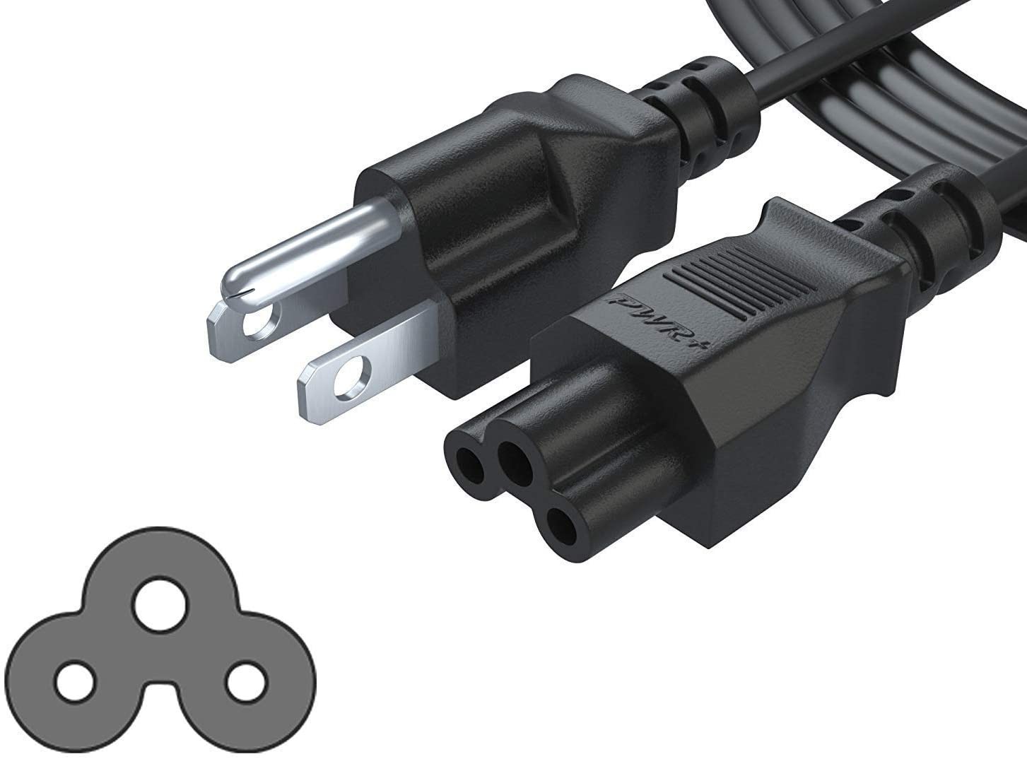 Thermoplastic PVC Appliance Power Cord SJT Type US 3 Prong TV Power Cord
