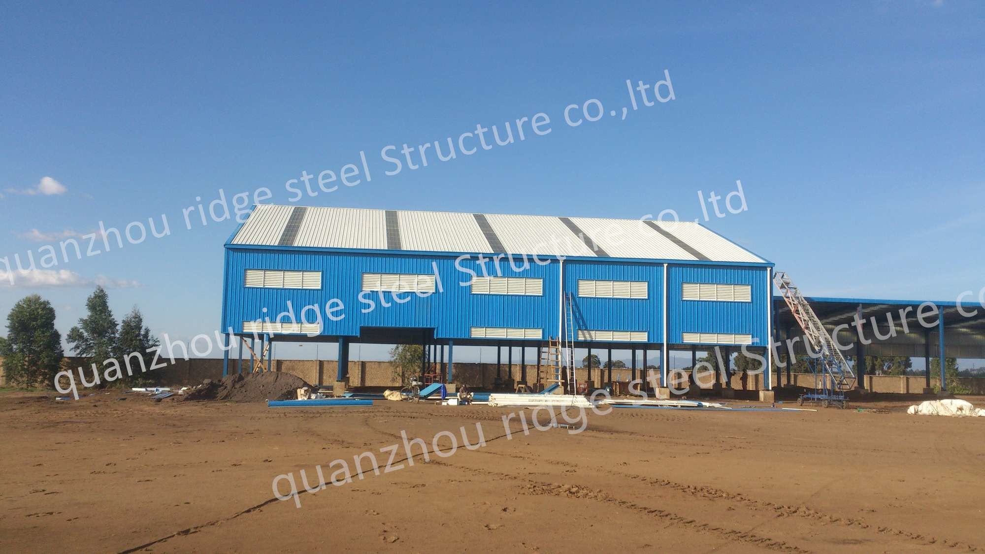 Economical High Strength Structural Steel Building , Prefabricated Steel Frame Building