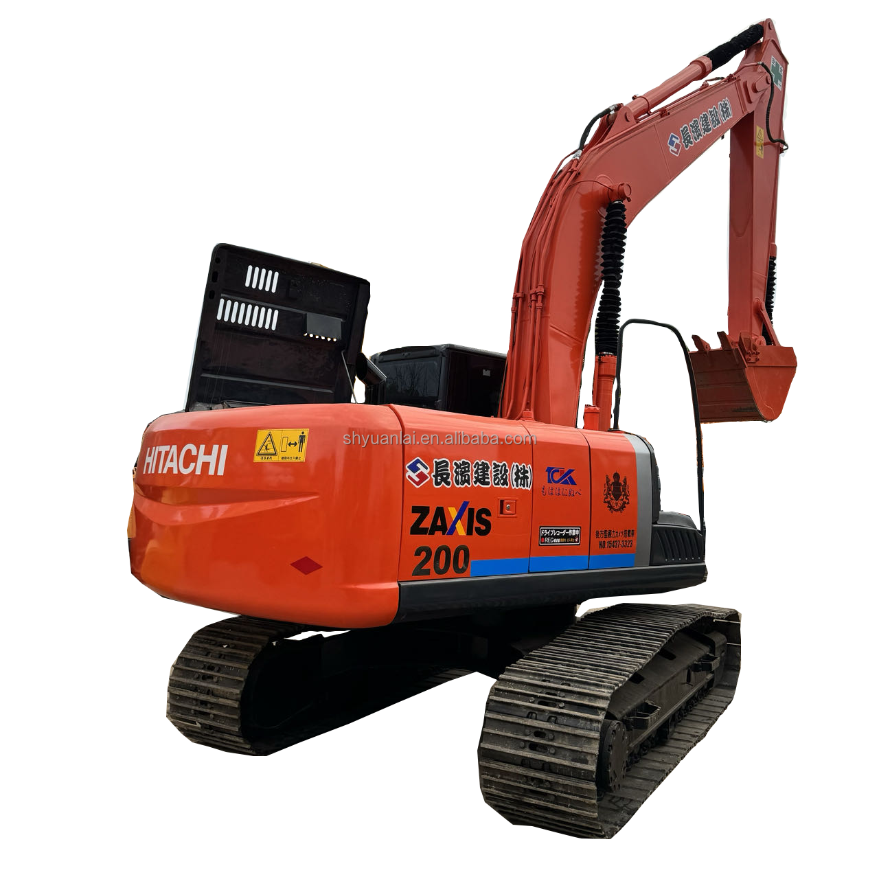 High Work Efficiency Hitachi ZX200 Second-hand Excavator with Low Fuel Consumption