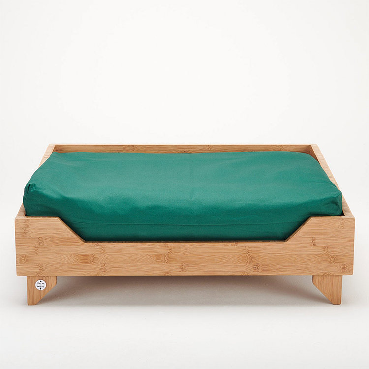 OEM Solid Bamboo Cat Bed Frame For Small Medium Large Dog PET