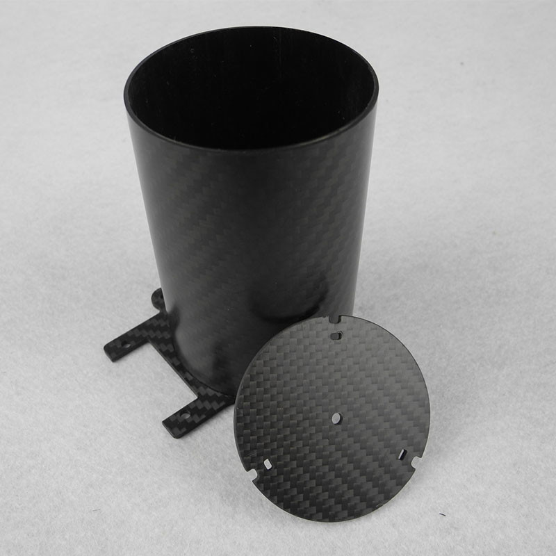 High Strength Matte Carbon Fiber Tube For Cleaning Equipment