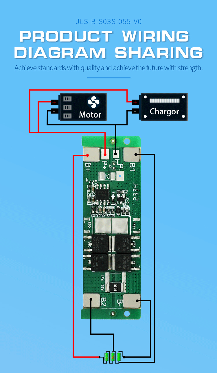 KLS Power Tool BMS: 3s 5a NMC Battery Bms, Lifepo4 Battery Balanced Manufacturer