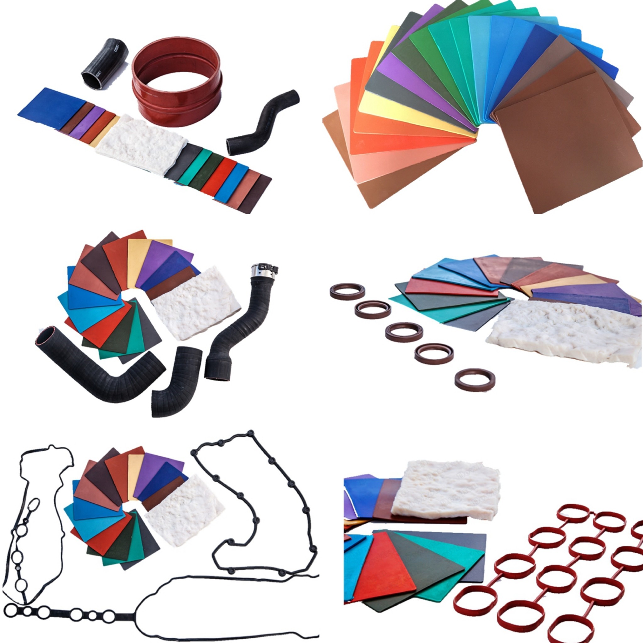 Fuel Proof Fluoroelastomer Rubber Compound Hoses Silicone Rubber Odorless fluoroelastomer rubber