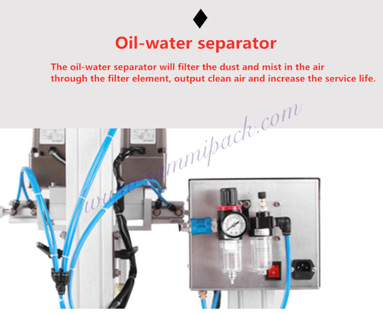 Semi Automatic table top bottle capper For Beverage Food Plastic Glass Bottle