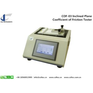 Slide Angle Coefficient Of Static Friction Tester Different Sled Blocks