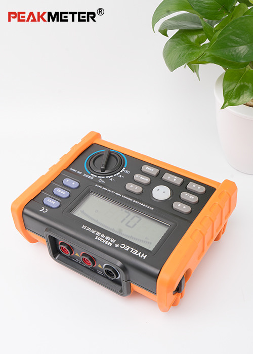 Mini Insulation Resistance Test Meter , Digital Megohmmeter Insulation Resistance Tester