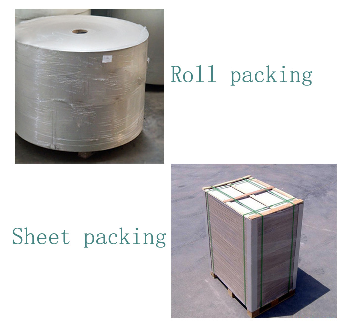 200g To 450g Higher Stiffness Coated Duplex Board With Grey Back For FSC Approved