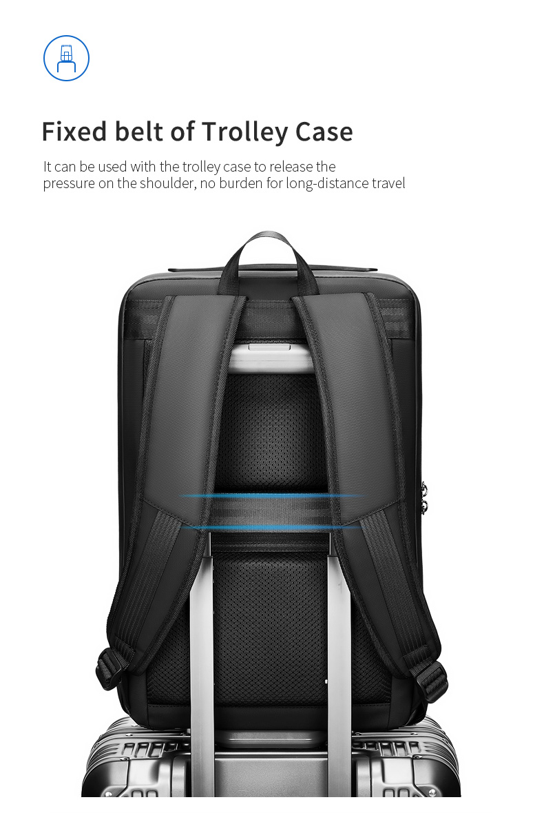 Unisex Laptop School Waterproof Business Backpack Below 24 Litre Capacity