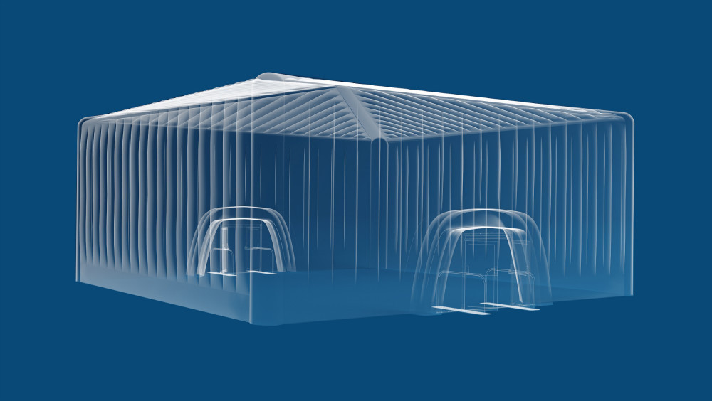 Commercial Cube Inflatable Party Tent / 20x20 Canopy Party Tent Rental