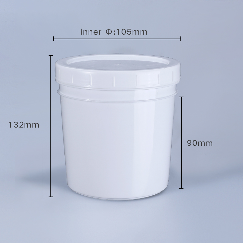 Clear White Butter Storage Small Plastic Jars Canning For Food Powder 30ml-1000ml