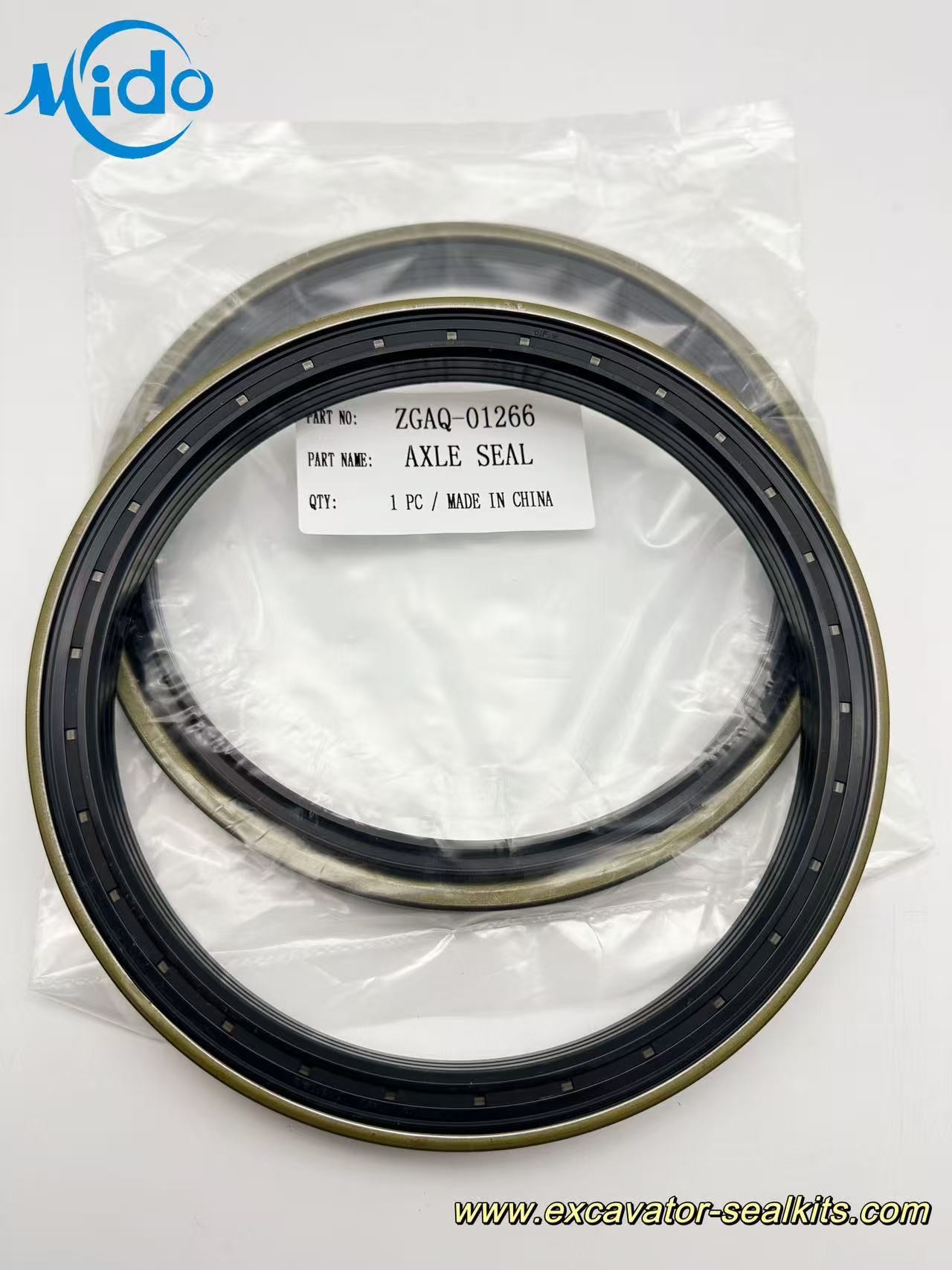 0734-309-281 0734-309-401 Compatible with Hyundai Excavator Models! ZGAQ-01266 High-Wear Resistant Excavator Axle Shaft Seal｜R170W7 R180W9S R190W9