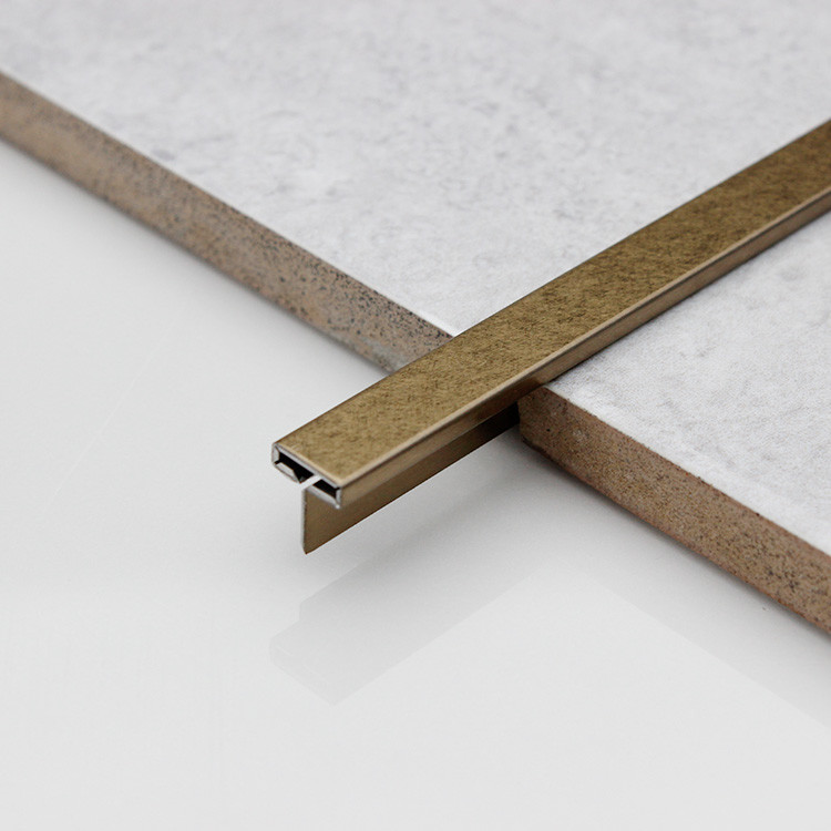 2mm Stainless Steel Outside Corner Trim Metal Edge Trim For Ceramic Tile