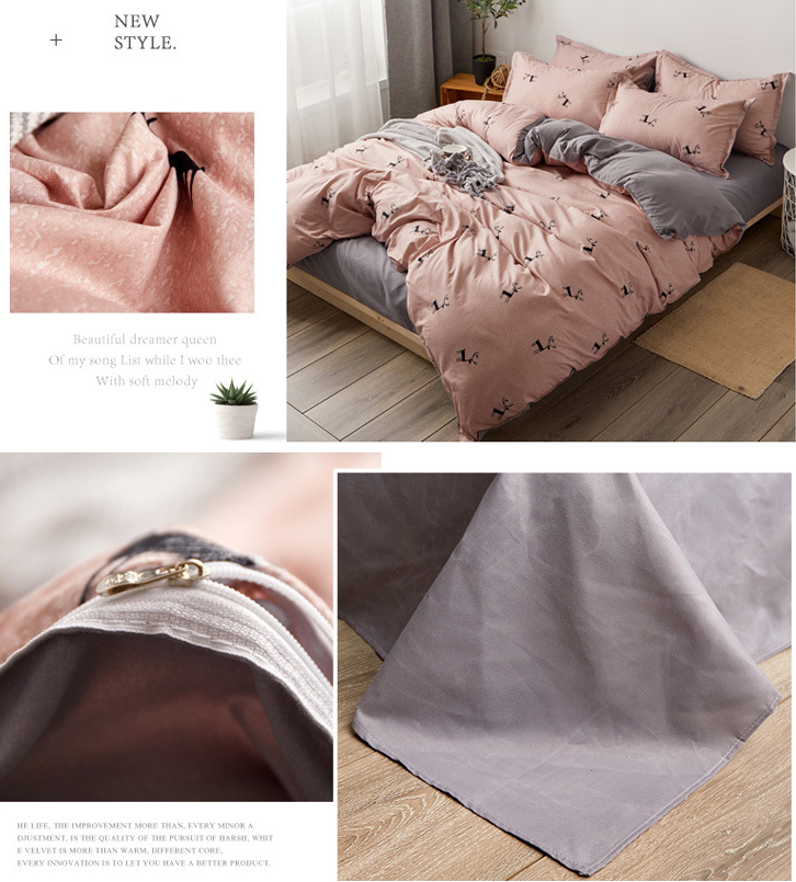400TC Aloe Vera Cotton Bedding Set The Ultimate Choice for Nondisposable Comfort