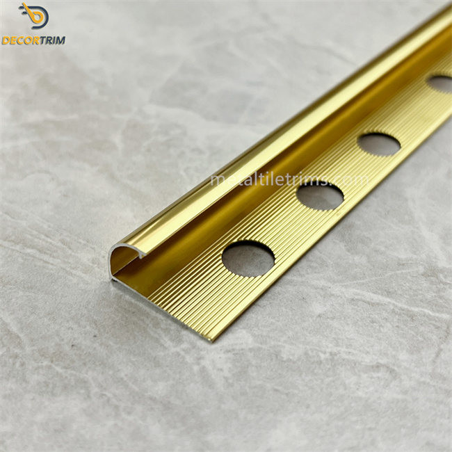 2.5m 3m Aluminium Tile Trim Flexible Corrosion Resistant