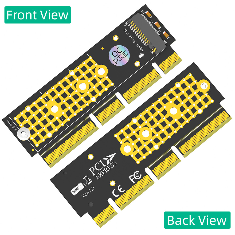 Custom M.2 NGFF NVMe SSD TO PCI-E 3.0 X16 / X8 / X4 Adapter