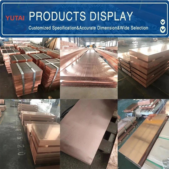 Corrosion Resistant C10100 Copper Sheet 3mm Thick