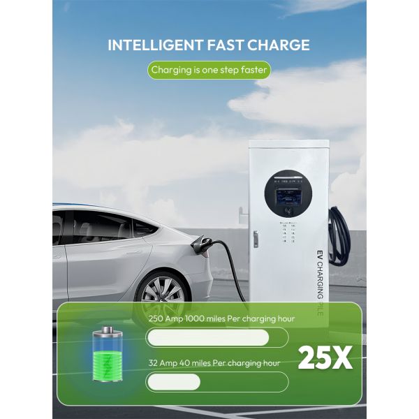 22kW Output Power 32A Current Type 2 Connector EV Charging Station Smart Charging Station