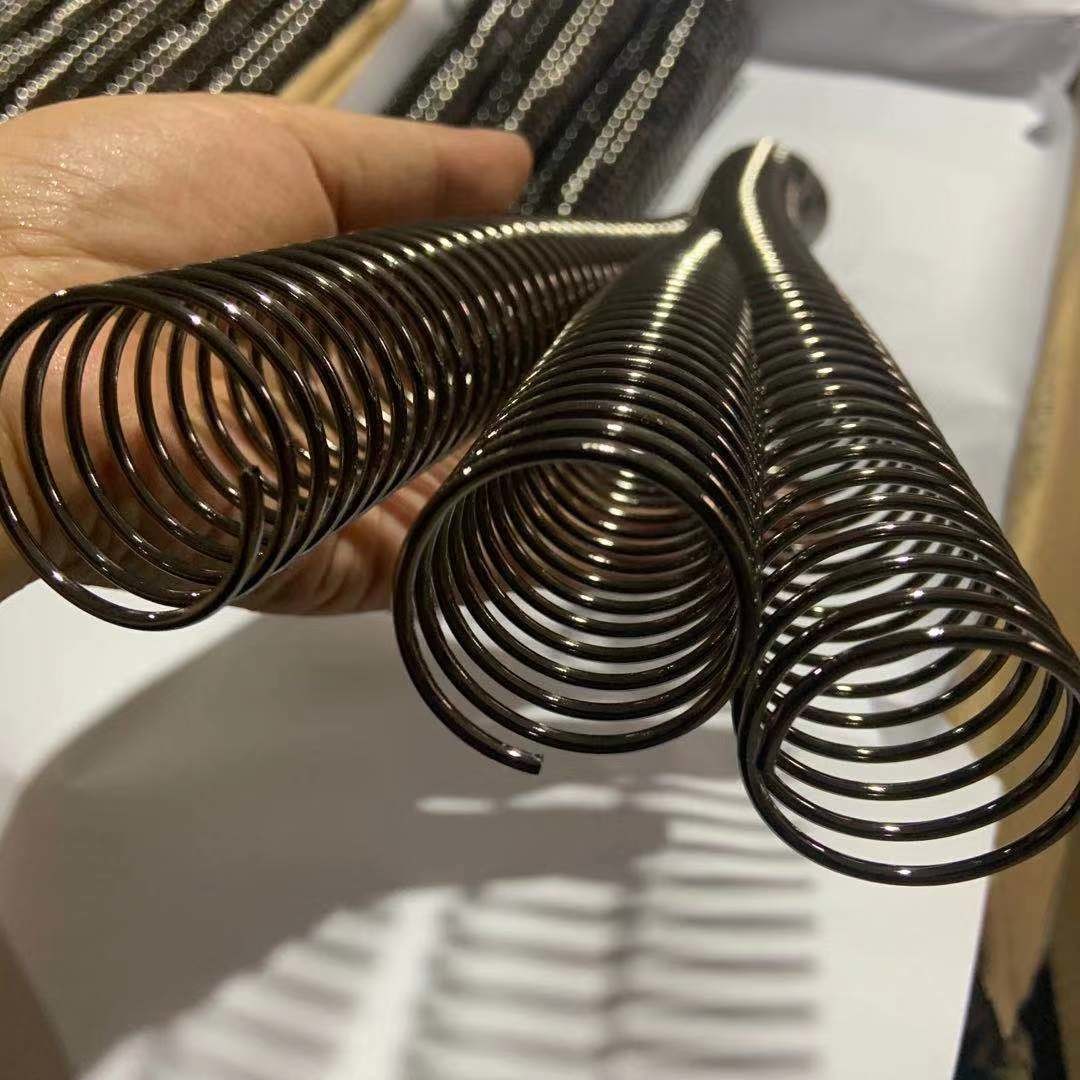 Wire Dia2.0mm Electroplating Black Spiral Binding Coils