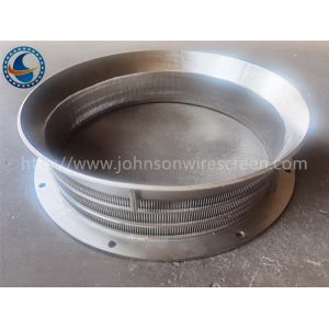 523mm Stainless Steel 304 Wedge Wire Mesh Screen For Centrifuges Of Metal